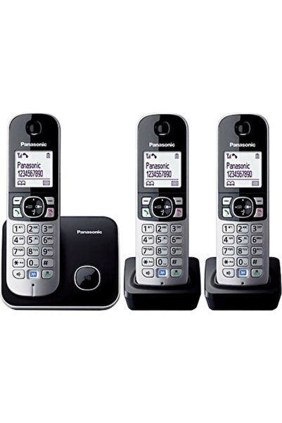 PANASONIC DECT Cordless with 3 Handsets