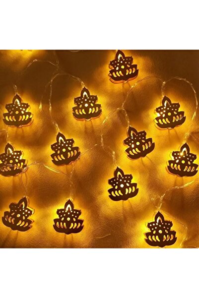 Goodern Diwali Lotus String Lights 3m, 20 LED Lotus Decorative Lights