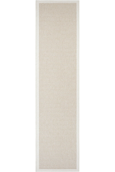 Cool Halı Elena Krem Bej Sisal Görünümlü Kaymaz Taban İnce Dokuma Kestirme Uz...