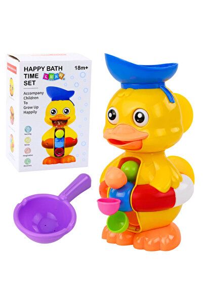 Three top online Interactive Bath Toy Duck with Grinder, Suction Cups, and Spoon