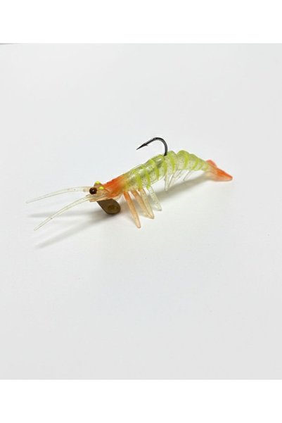 ONURAVBAYİİ Effe Silikon Karides Caridina 6,5 gr 76mm (7,6cm) uv & glow etkili aksiyon