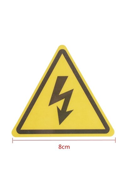 Choice A3 High Quality 2PCS Danger Voltage Electric Warning Safety Label Sign...