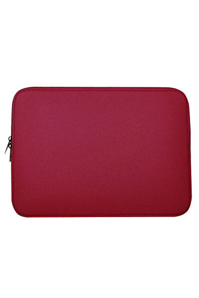 OEM Universal Neoprene Laptop Sleeve 15.6" Waterproof Zipper - Red