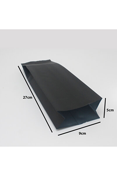 Generic 30 pieces of coffee packaging bags, black color, dimensions 27×9×5