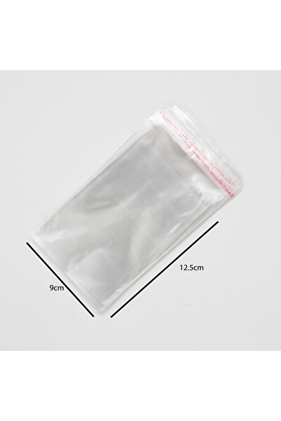Generic 100 pieces of clear adhesive candy bags, dimensions 12.5 x 9