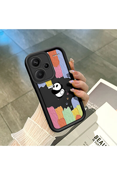 CASEVIBE Redmi Note 13 Pro Plus+ 5G Uyumlu Moda Sevimli Ayı Desenli Silikon T...