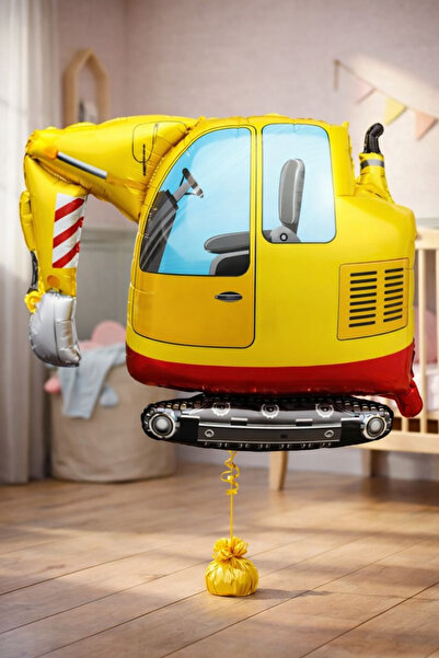 Baloncu Nene 55 cm Scoop Foil Balloon Construction Tool Balloon Boy's Birthda...