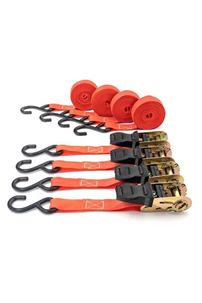 CED AUTO TRADE Set 4 chingi cu clichet – 25 mm × 4.5 m – 680 kg