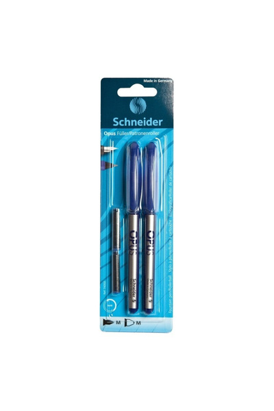 SCHNEIDER Opus M+Roller Pen + 2 cartridges/blister