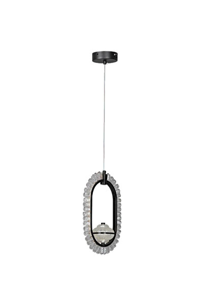 Humer Modern black pendant light with 3 lights, 25 watts