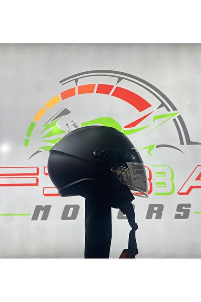 Sway FİBBA Sw 765 Matt Black Yarım Kask