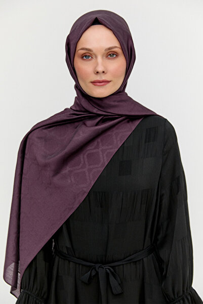 Setrms Petek Desenli Yün Modal Şal