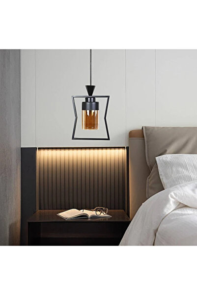 Humer Modern black hanging chandelier E27*1