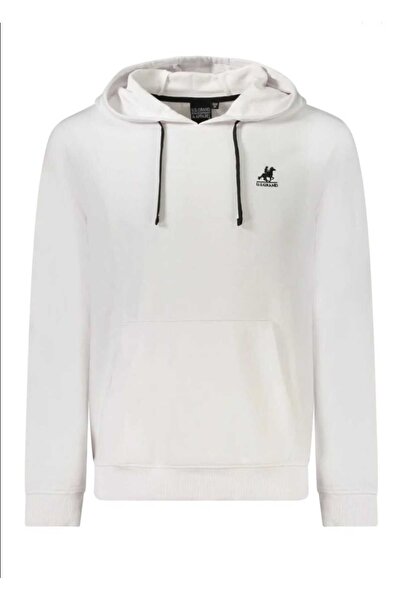 U.S. GRAND POLO EQUIPMENT & APPAREL US GRAND Polo Equipment Men's Hooded, White