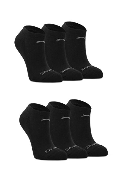 Slazenger JAEL Σετ 6 γυναικείες μαύρες κάλτσες