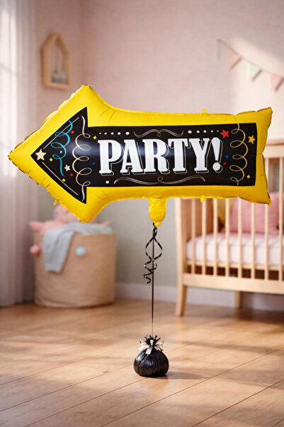 Baloncu Nene 80 cm Party Arrow Foil Balloon Direction Indicator Party Balloon...