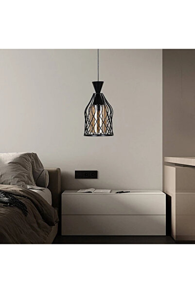 Humer Modern black hanging chandelier E27*1