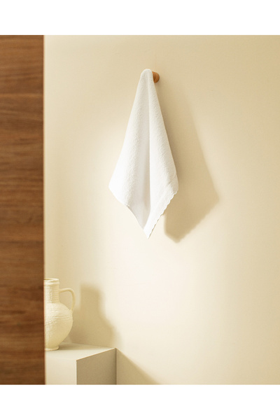 Madame Coco Angella 100% Cotton Face Towel - White - 50X70 cm