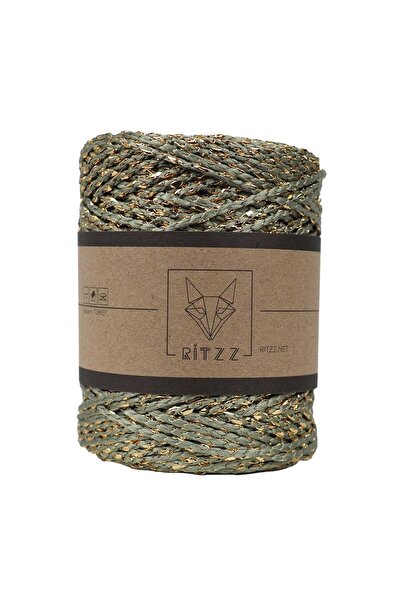 Ritzz Luvia Polyester Glitter Bag Strap Water Green - Gold Glitter