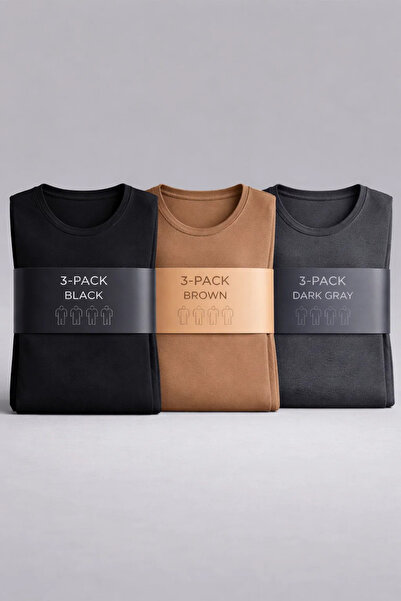 COMBİNE MİCHAİL Γυναικείο μακρυμάνικο μπλουζάκι με λαιμόκοψη 3 σειρών