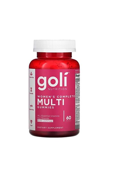 GOLİ Women's Complete Multi Gummies 60 jeleuri -