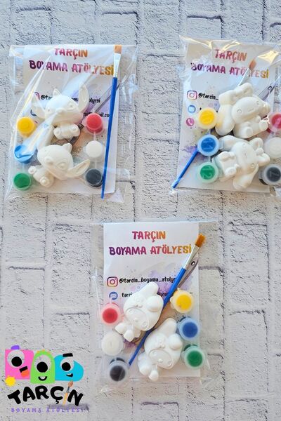 TARÇIN BOYAMA ATÖLYESİ Eğitici Etkinlik Özel Paketleme Sitic Serisi 6 Obje 3 ...