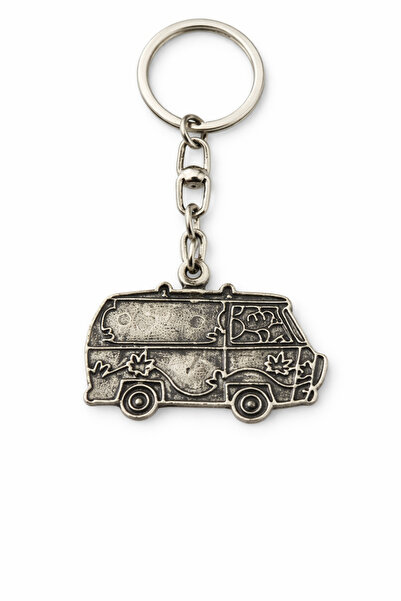 HER ŞEY NOTA www.herseynota.com Ασημί χρώμα Unisex ρετρό μπρελόκ με vintage φ...