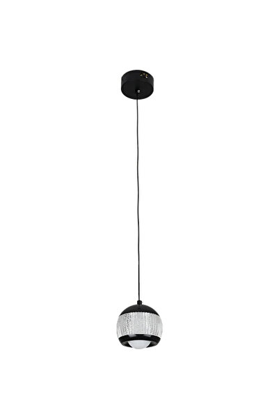 Humer Modern black pendant light with 3 single 9-watt bulbs