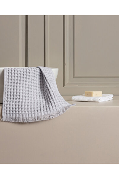 Madame Coco Marlie 2-Pack 100% Cotton Hand Towels - Gray - 30X45 cm