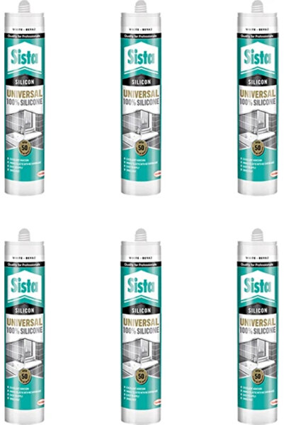 Şeffaf Silikon 280 ml - 6 Adet
