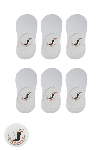 Slazenger JAMAR Σετ 6 γυναικείες λευκές κάλτσες