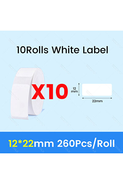 Choice4 10 لفات من ملصقات NiiMBOT D101 D11 D110 حراري ، مقاس 12×22 مم، ورق لا...
