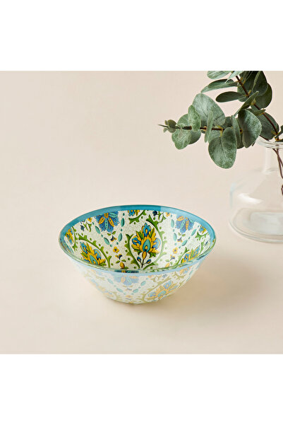 Lifestyle وعاء تقديم زجاجي مطبوع من لوميرا - 15 سم