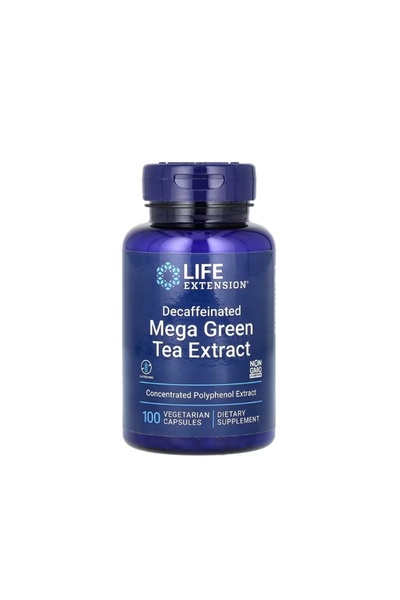 Life Extension Extract de ceai verde Mega decofeinizat 100 capsule -