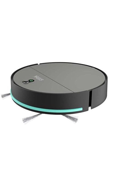 WINNINGSTAR مكنسة روبوت , 350 مل , 3 أوضاع , تحكم عن بعد ,التشغيل 60 : 80 دقي...