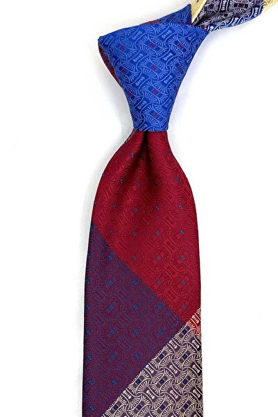 Kravatkolik Motif Pattern Multicolor Patchwork Classic Tie Kk13371
