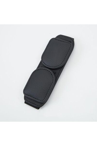 Arabest Magnetic Sunglasses Holder for Car Sun Visor, Double Position Genuine...