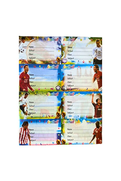 OEM Etichete Scolare Model Fotbal