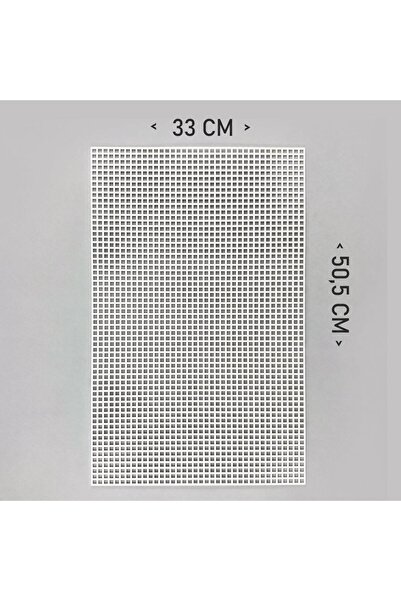 Sultan ПЛАСТИКОВА ТОРБИЧКА КАНВАС 50,5X33 СМ БЯЛА