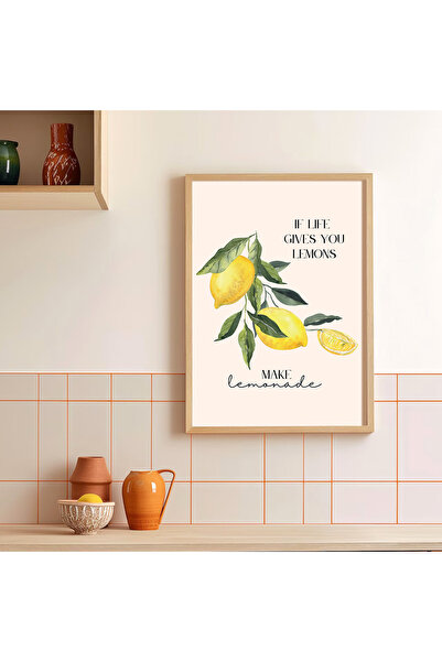 Vetro Design Napravite poster sa drvenim okvirom za limunadu