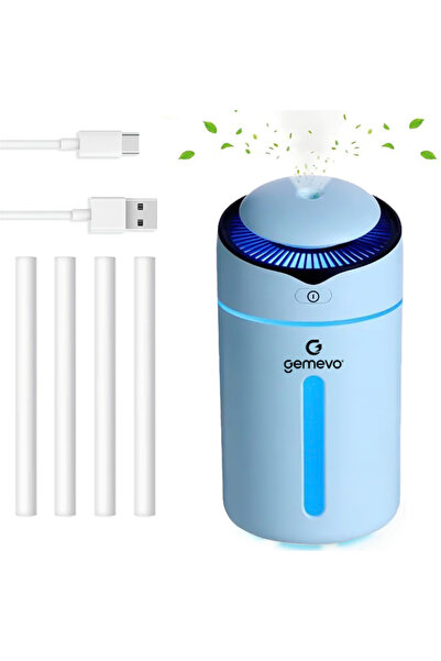 gemevo Gemevo® ultrasonic air humidifier with aromatherapy diffuser, portable...