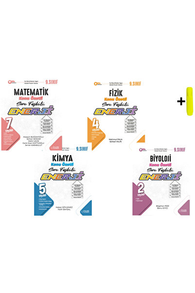 Palme Yayınevi Palme 9. Sınıf Matematik Fizik Kimya Biyoloji Enerji Konu Özet...