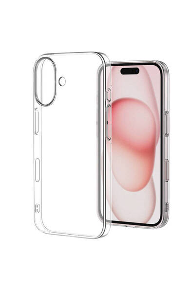 Paladyum Case غطاء صلب شفاف مقاوم للاصفرار متوافق مع آيفون 16