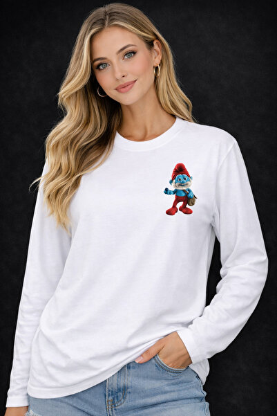 Me&On WEAR تي شيرت شيرين بابا كاركتير مطبوع للجنسين 100% قطن قصة فضفاضة - عادي