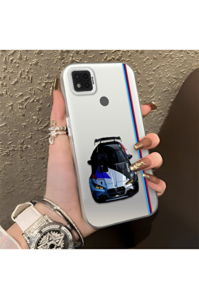 Hontinga حافظة صلبة رفيعة مضادة للسقوط بنمط BMW متوافقة مع Poco C31