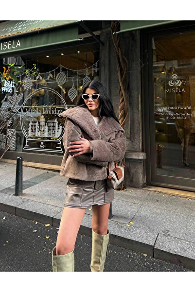 Tam12den Home Premium Plush Coat - Mink