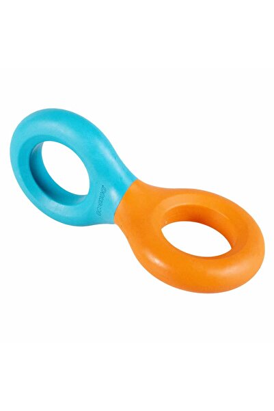 Ebi لعبة كوكو دودل المطاطية المتينة للكلاب - أزرق وبرتقالي / 23 × 10.5 × 3 سم