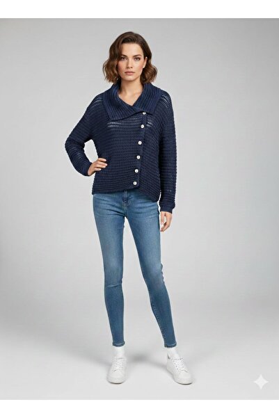 Paydey Side Buttoned Knitwear Cardigan