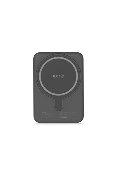 Tech-Protect LifeMag PB11 10000mAh MagSafe Power Bank, 15W, USB-C, Black