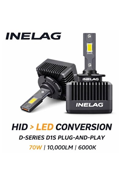 INELAG Set de 2 becuri auto LED D1S